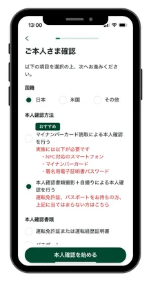 Oliveの申し込み手順解説