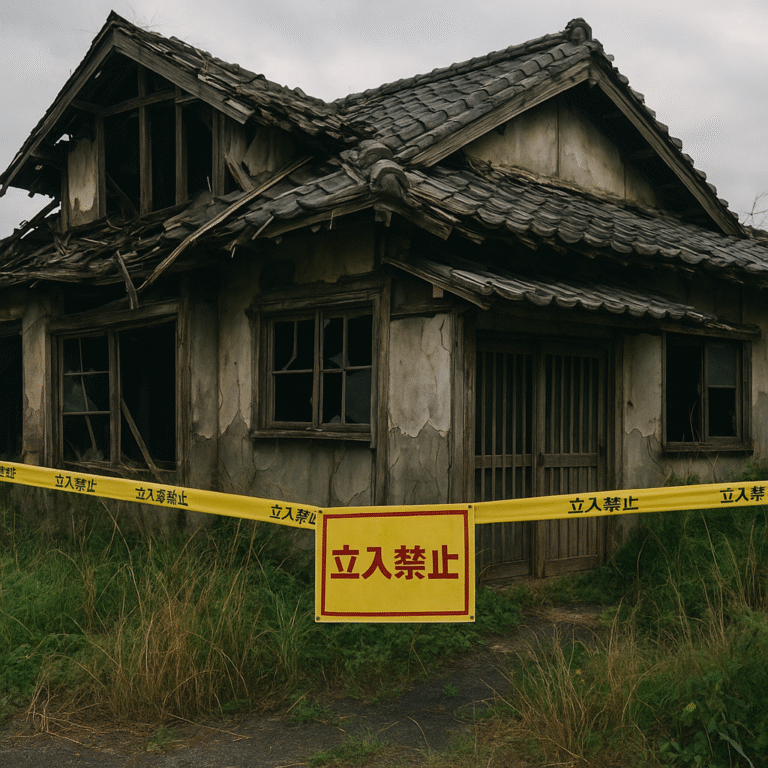 管理されていない空き家