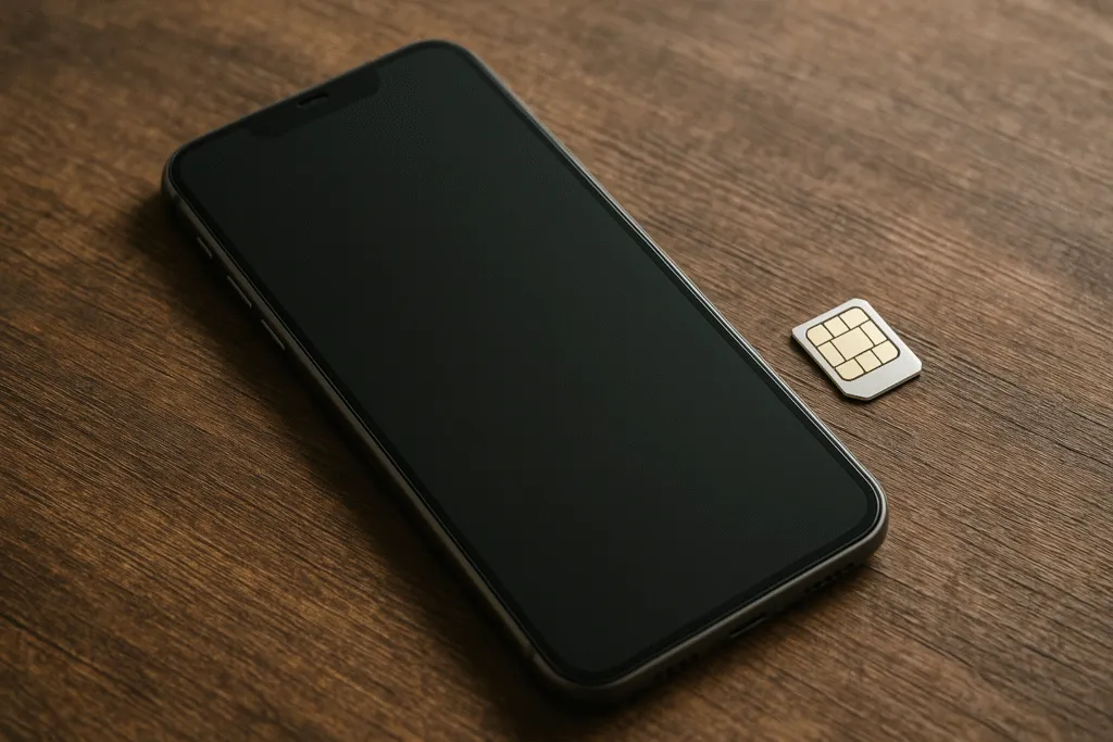 携帯電話とSIMカード