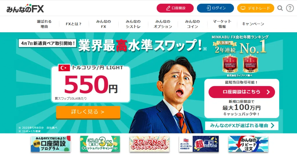 みんなのFXのイメージ