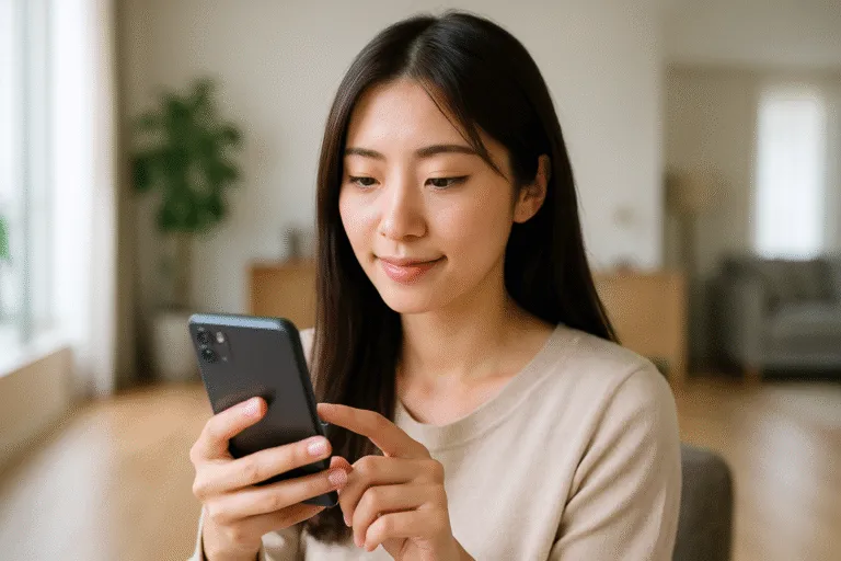 保険を選ぶため、スマホで情報収集する人